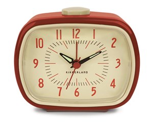 Dekorasjon - Kikkerland Retro Alarm Clock - Red - AC08-R-EU