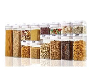 Andre kjøkkenapparater - Scandinavian Collection - Storage Containers - 14 pcs - 500ml 800ml 1200ml 1900ml - 5740007815829