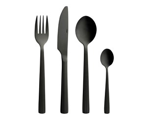 Servering & Servise - RAW - Cutlery 48 pcs giftbox - Matte black (14671) - 5709554146718