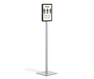 Konferanse & Presentasjon - DURABLE Gulvskilt INFO STAND BASIC A4 - 501257