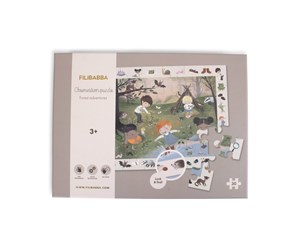 Babyutstyr - Filibabba Observation puzzle - Forest adventures - FI-03319