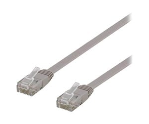 Nettverkskabel - patch cable - 1 m - grey - TP-61-FL