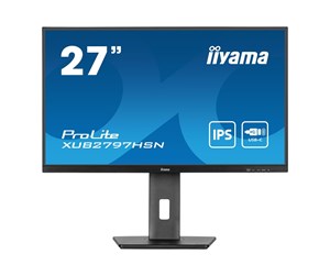 Skjerm - 27" iiyama ProLite XUB2797HSN-B2 - LED monitor - Full HD (1080p) - 27" - XUB2797HSN-B2