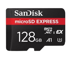 Minnekort - SanDisk Express - flash memory card - 128 GB - microSDXC UHS-I - SDSQXFN-128G-GN4NN