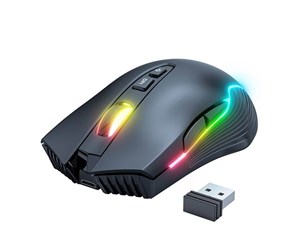 Mus - ONIKUMA CW905 Wireless - Gaming mus - Optisk - 7 - Svart med RGB-lys - CW905 Black