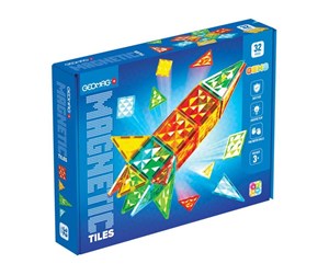 Byggesett - Geomag Gems Rocket 32 magnetic tiles - 4105