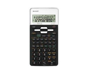 Kalkulator - Sharp EL531THBWH Calculator - White - SH-EL531THBWH