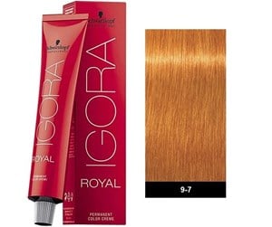 Hårpleie - Schwarzkopf Igora Royal 60ml - No.9/7 Blonde Very Light Bronze. - 4045787200621