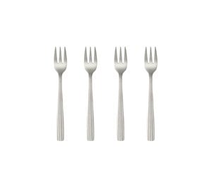 Servering & Servise - RAW - 4 pcs - Cakeforks - Matte steel (14658) - 5709554146589