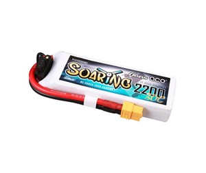 Fjernstyrt - Gens ace &Tattu G-Tech Soaring 2200mAh 11.1V 30C 3S1P Lipo Batte - GEA223S30X6GT