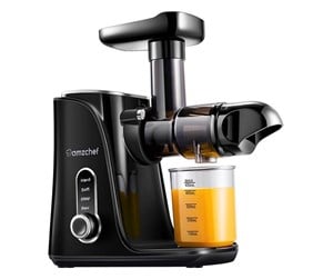 Saftpresse - AMZCHEF GM3001-BK slow speed juicer (black) - GM3001-BK