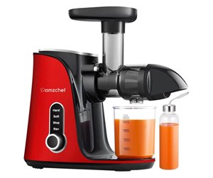 Saftpresse - AMZCHEF GM3001-RD slow speed juicer (red) - GM3001-RD