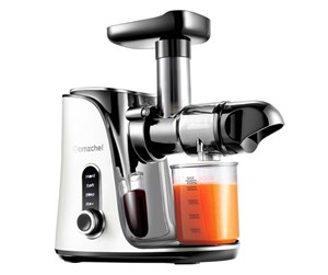 Saftpresse - AMZCHEF GM3001-WT slow speed juicer (white) - GM3001-WT