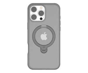 Mobil - Deksel og etui - Torras Ostand Spin Case for iPhone 16 Pro Max (Gray) - X00FX1990