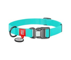 Hund - Waudog Waterproof glowing dog collar with QR passport 40 mm wide 46-70 cm long - 4201000090