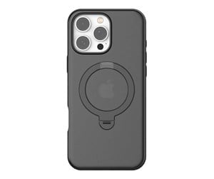 Mobil - Deksel og etui - Torras Ostand Spin Case for iPhone 16 ProMax (Black) - X00FX1988