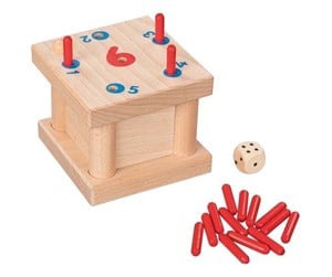 Leketøy - Goki Wooden Tricky 6 Pegs Game - 56799