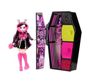 Dukker, Bamser & Utstyr - Monster High Skulltimate Secrets Neon Frights Draculaura Doll - HNF78