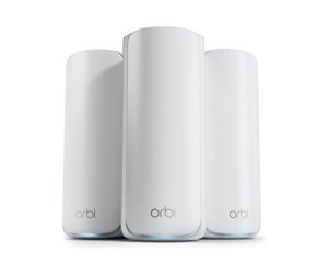 Ruter - Netgear Orbi 770 Series RBE773 - Wi-Fi system - Wi-Fi 7 - desktop - Mesh router 802.11a/b/g/n/ac/ax/be (Wi-Fi 7) - RBE773-100EUS