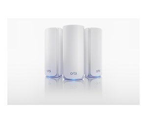 Ruter - Netgear Orbi 770 Series RBE770 - Wi-Fi system - Wi-Fi 7 - desktop - Mesh router 802.11a/b/g/n/ac/ax/be (Wi-Fi 7) - RBE770-100EUS