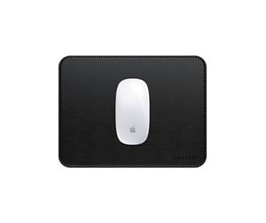 Musematte & Tilbehør  - Satechi Vegan-Leather Premium Mousepad - Black - ST-LMPK