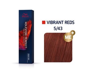 Hårpleie - Wella Koleston Perfect Me+ Vibrant Reds 60ml. - No.5/43 Light Brown/Red Gold - 8005610651965