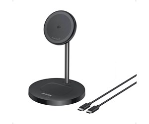 Mobil - Adaptere og ladere - Anker Wireless Charger (2-in-1 Stand) - Black - A2544J11