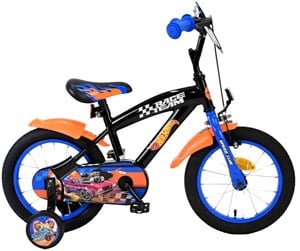 Skating - Volare Hot Wheels Children's Bicycle 14" - Black/Orange/Blue - 31456-SACB