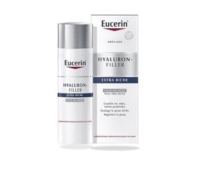 Ansiktspleie - Eucerin Hyaluron-Filler Extra-Rich Night Care 50ml - 4005900354631