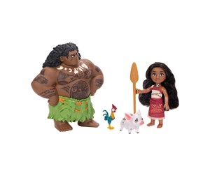 Dukker, Bamser & Utstyr - Disney Vaiana 2 - Vaiana & Maui Voyager Petite Gift Set 15cm - 237554