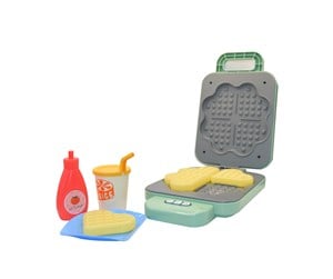 Lekekjøkken & Utstyr - Junior Home Waffle Maker Play Set L&S - 505157