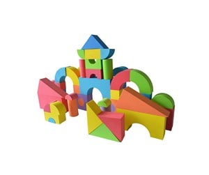 Babyleker - Babytrold Foam Building Bricks - 52 pieces - 18-49