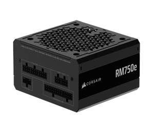 Strømforsyning (PSU) - Corsair RMe Series RM750e Strømforsyning (PSU) - 750 Watt - 120 mm - ATX 3.1 - 80 Plus Gold sertifisert - CP-9020295-EU