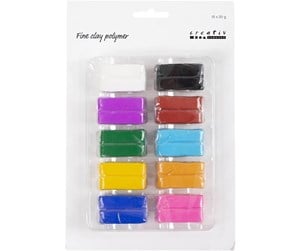 Hobbyartikler - Creativ Company Fine Clay Polymer - 10 x 20 g - 78101