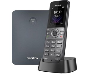 Telefon - Yealink W74P - cordless VoIP phone - with Bluetooth interface with caller ID/call waiting - 3-way call capability - 1302029