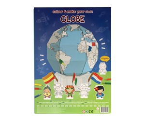 Kreative leker - Wins Holland - Color and Make Your Own Globe - KN246