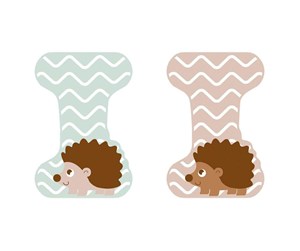 Barnerom - Small Foot - Wooden Animal Children's Letter - I - 12516