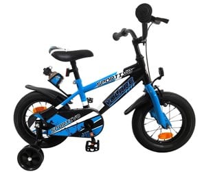 Skating - Volare Sportivo Children's Bicycle 12" - Blue/Black - 31276