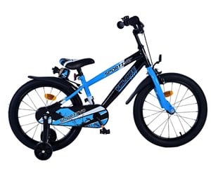 Skating - Volare Sportivo Children's Bicycle 18" - Blue/Black - 31876