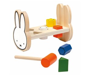 Babyleker - Bambolino Toys Miffy Hammer Bench Wood - 17064