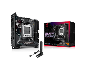 Hovedkort - ASUS ROG STRIX B850-I GAMING WIFI Hovedkort - AMD B850 - AMD AM5 socket - DDR5 RAM - Mini-ITX - 90MB1K30-M0EAY0