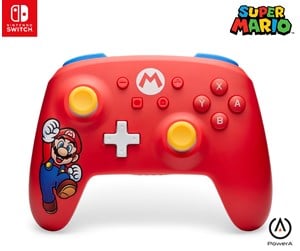 Spill - Tilbehør - PowerA trådløs kontroller for Nintendo Switch - Mario Joy - Controller - NSGP0309-01