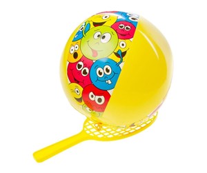 Utendørsleker - LG-Imports - Racket with tap ball Smiling face - 5166