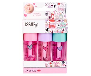 Kreative leker - CREATE IT! - Lip Oil 3 pcs. - 84577