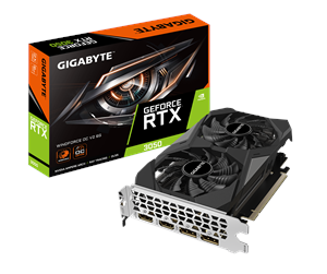 Grafikkort - GIGABYTE GeForce RTX 3050 WindForce 2 V2 OC - 6GB GDDR6 RAM - Grafikkort - GV-N3050WF2OCV2-6GD