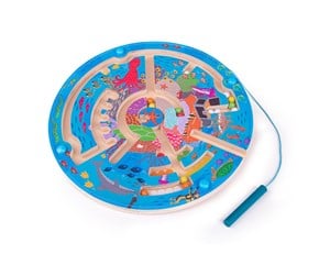 Babyleker - Bigjigs Magnetic Maze Game - Underwater World - 34012