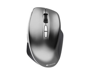 Mus - Canyon MW-21 - mouse - Blue LED sensor - 2.4 GHz - dark grey - Mus - Optisk - 7 - Grå - CNS-CMSW21DG