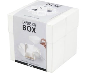 Hobbyartikler - Creativ Company Explosion box - White - 25379