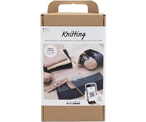 Arts & Crafts - Tilbehør - Creativ Company Knitting kit learning set - beginner - 970852