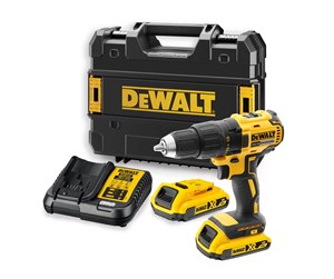 Skru/Bormaskin - Dewalt DCD777D2T-QW 18V XR Brushless Compact Drill Driver - 2 X 2Ah - DCD777D2T